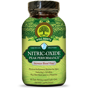 bottle of Well Roots Nitric-Oxide Peak Performance