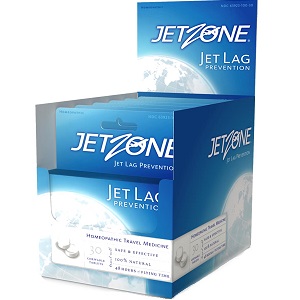 box of JetZone Jet Lag Prevention