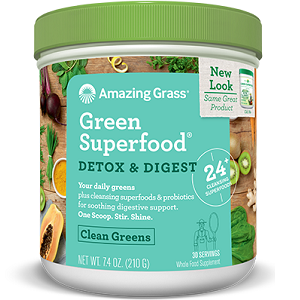 Amazing Grass Green Superfood Detox & Digest for Weight Loss