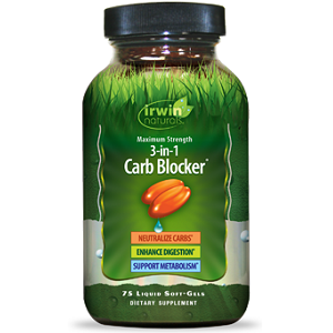 bottle of Irwin Naturals 3-In-1 Carb Blocker