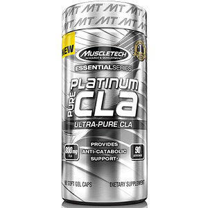 bottle of MuscleTech Platinum Pure CLA