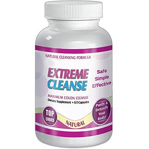 bottle of Natural Cleansing Formula Extreme Cleanse
