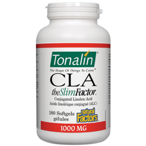 bottle of Natural Factors CLA Tonalin