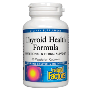 bottle of Natural Factors Thyroid Health