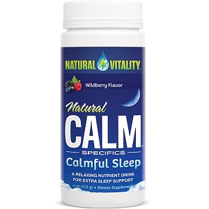 bottle of Natural Vitality Calmful Sleep