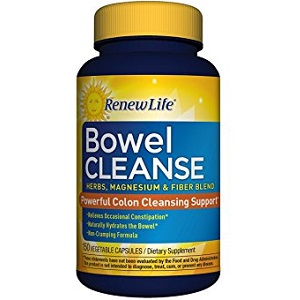 bottle of Renew Life Bowel Cleanse