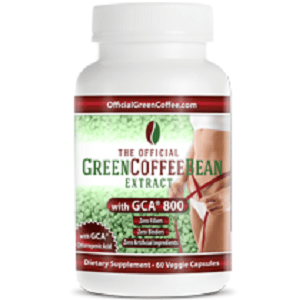 bottle of The Official Green Coffee Bean Extract