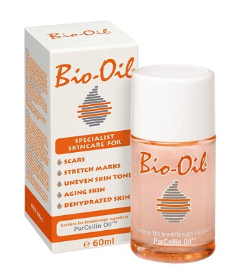 box and bottle of bio oil for skin