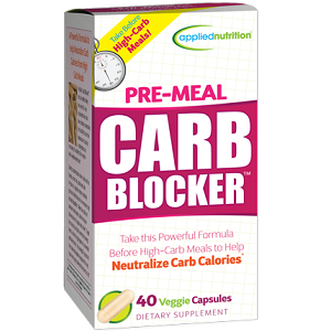 box of Applied Nutrition Pre-Meal Carb Blocker