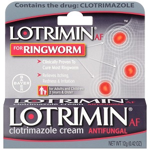 box of Lotrimin AF Ringworm Cream
