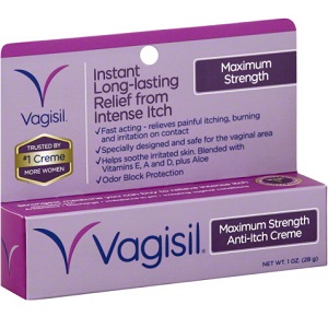 box of Vagisil Anti-Itch Vaginal Creme