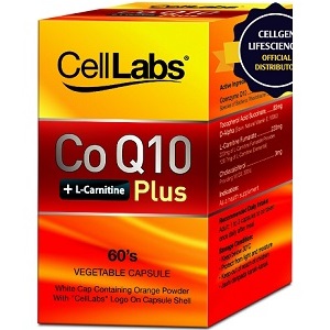 Cellabs CoQ10 + L-Carnitine Plus for Health & Well-Being
