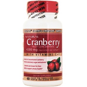 Earth Creations Natural Cranberry for Urinary Tract Infection