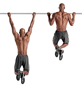 photo of man pull up