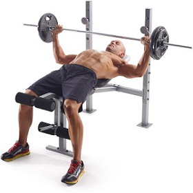 photo of man weight lifting